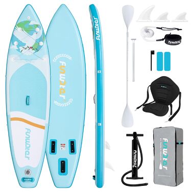 Надувний SUP-борд FunWater 10' & 11' з аксесуарами для дорослих, будь-якого рівня підготовки