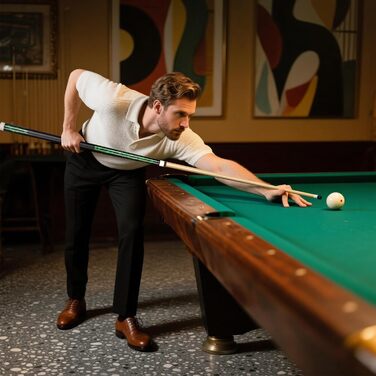 Більярдний кий Horse Billardqueue-Set зі штучним канадським кленом, 58 дюймів, вага 18-21 oz, 2 крейди, для дорослих