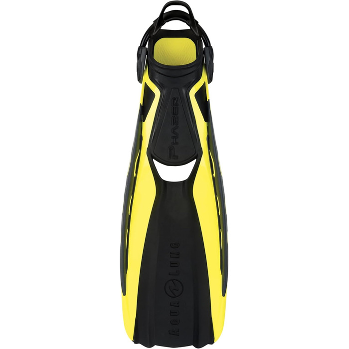 Ласти AQUALUNG PHAZER для дорослих, жовті, інноваційна Wave Rib технологія, гідродинамічний дизайн, для дайвінгу та снорклінгу, розмір L