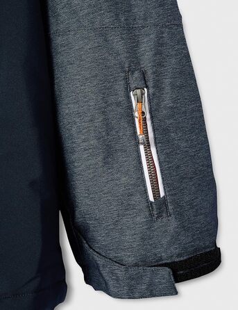 Killtec чоловіча куртка для катання на лижах Tirano Mn - функціональна куртка з відстібаною капюшоном та снігозахистом (M, темно-синій)