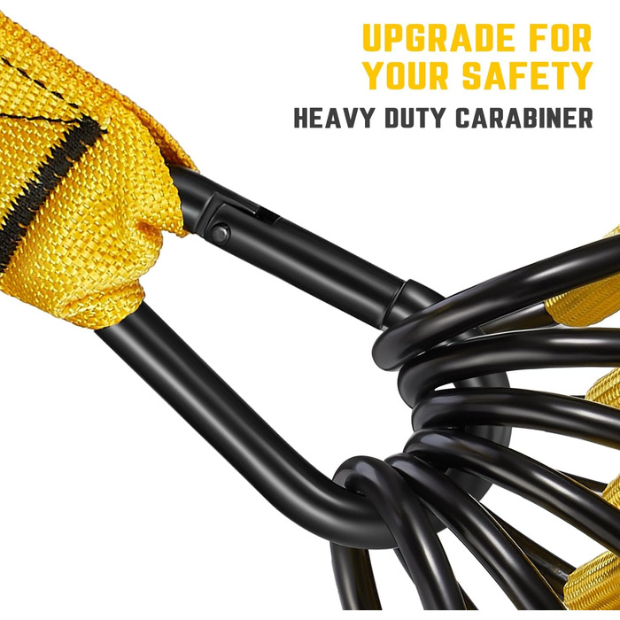 Гумові еластичні стрічки для фітнесу 300lbs з ручками, набором для занять вдома, з анкером для дверей та ремінцями на щиколотки - обладнання для силових тренувань для чоловіків та жінок