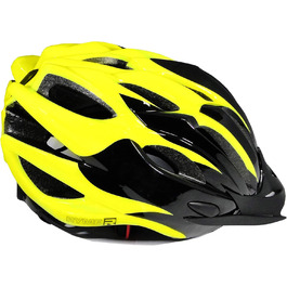 Велосипедний шолом Rymebikes Peak 56-58 см, жовтий флуоресцентний