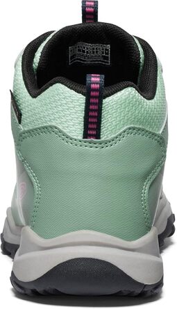 KEEN Wanduro Mid - водонепроникні трекінгові кросівки для дітей (Granite Green Ibis Rose, 30 EU)