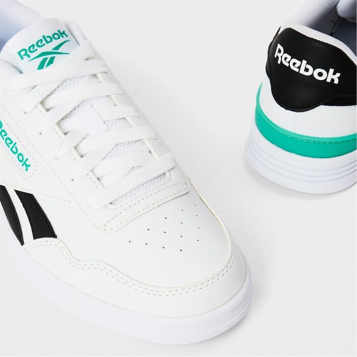 Кросівки Reebok Court Advance Clip Unisex White Black Teamteal 36.5 EU