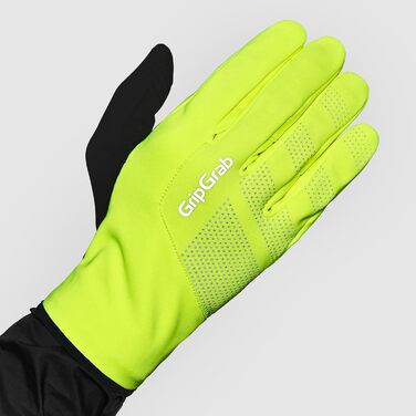 Велосипедні рукавички GripGrab Ride Winddichte, осінь/весна, тонкі, неслизькі, жовті Hi-Vis (XL)