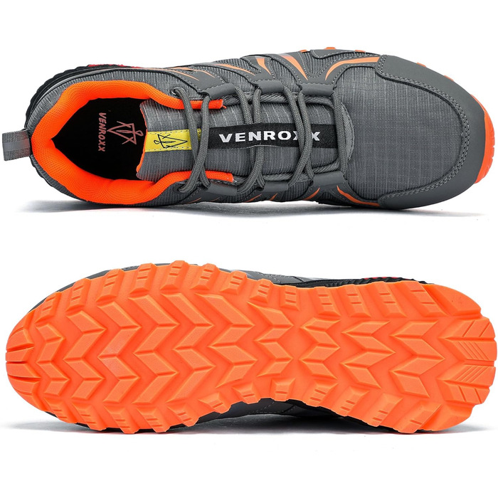 Чоловічі трейлранні кросівки для хайкінгу та трекінгу. Легкі, дихаючі, з антиковзкою підошвою. Розміри 39-48 (Сірий, 47 EU)