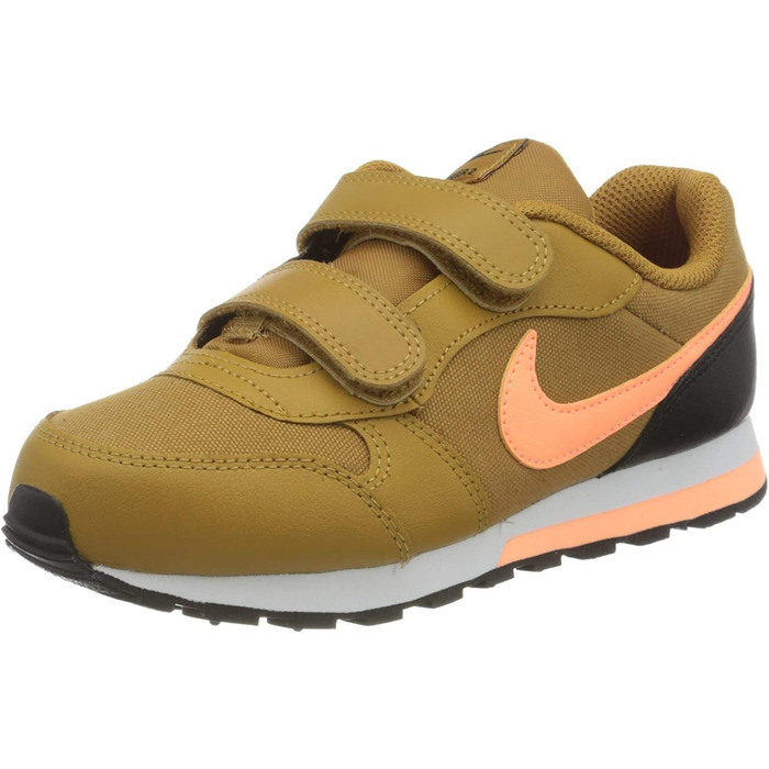 Дитячі кросівки Nike MD Runner 2 для хлопчиків, розмір 29.5 EU, кольори: пшеничний, помаранчевий, чорний, білий