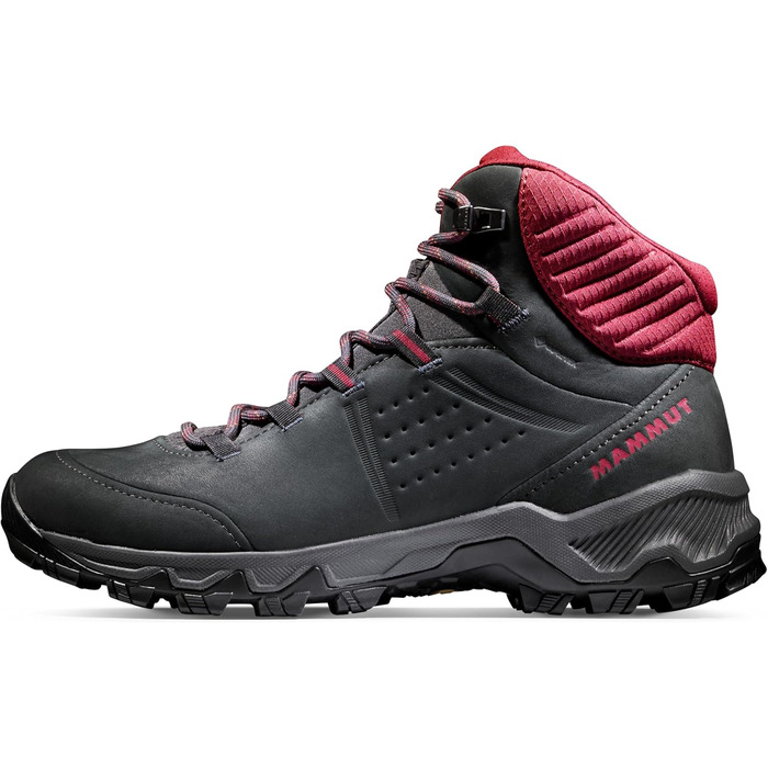 Жіночі трекінгові черевики Mammut Nova IV Mid LTH, 42 EU, чорний/червоний