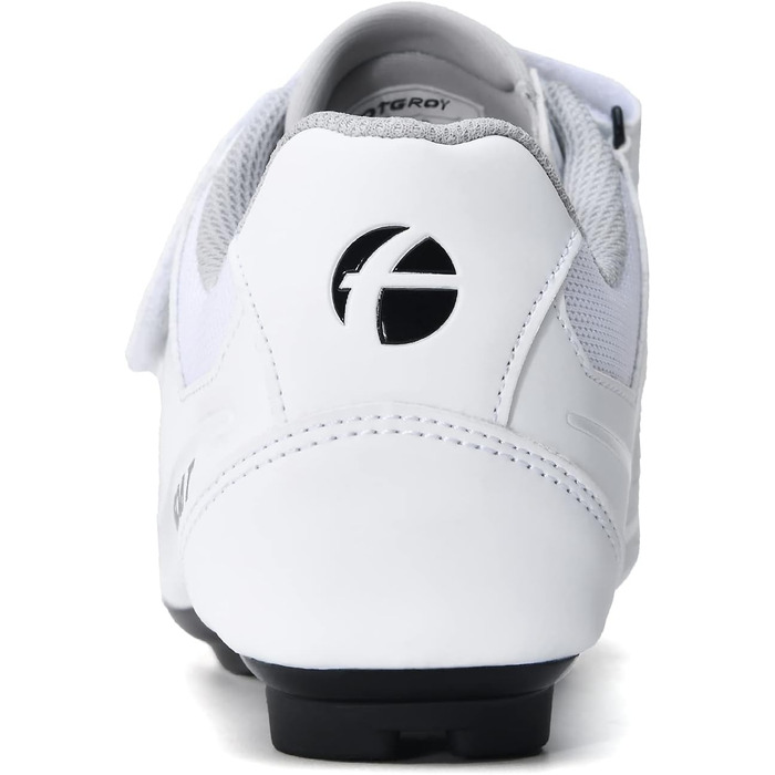 Велосипедні туфлі для жінок, шосейні велотуфлі з шипами, сумісні з Peloton SPD ARC Look Delta, унісекс, велотуфлі для занять фітнесом в приміщенні та на вулиці, 41 EU, білі