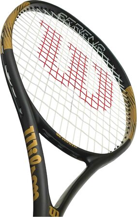 Тенісна ракетка Wilson Serena Elite 103 для дорослих, чорна/золота, розмір ручки 3 (4 3/8 дюйма)