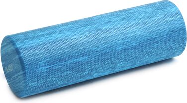 Професійний масажний ролик для фасцій Yogistar Pro Premium Plus, 90 см, синій мармур
