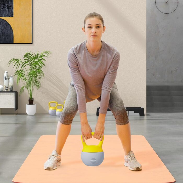 Гантель SportNOW Soft Kettlebell 10 кг з неслизькою ручкою для фітнесу та силових тренувань вдома