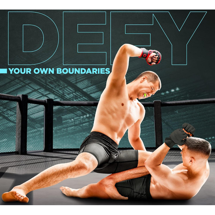 Капа для захисту зубів RDX для бойових видів спорту, MMA, кікбоксингу, хокею, футболу, муай-тай, регбі. Зручна коробка для зберігання. Для дорослих та дітей (від 12 років).