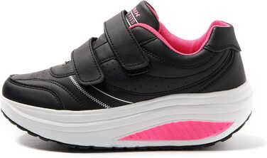 Жіночі кросівки JOMIX на липучці: спортивні, на платформі, для бігу, зручні, з підтримкою стопи, антиковзкі, для фітнесу, тренувань, вулиці (38 EU, фуксія)