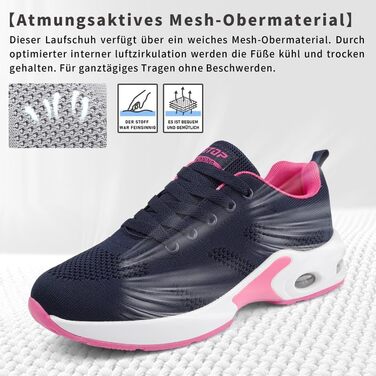 Жіночі кросівки для бігу та ходьби: дихаючі, з амортизацією, неслизькі, для залу та вулиці. Розмір 40 EU.