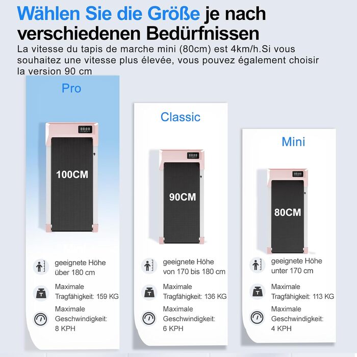 Бігова доріжка Lacuffy для дому, тиха, до 136 кг, з LCD-дисплеєм, APP, тренуванням та AI, підходить для офісу і дому
