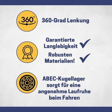 Самокат Best Sporting складаний, з підніжкою, чорний, міський, великі колеса 200 мм, преміум-якість