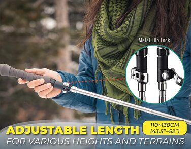 Трекінгові палиці TREKOLOGY Trek-Z Cork Grip: легкі, складні, регульовані, алюмінієві, для чоловіків та жінок