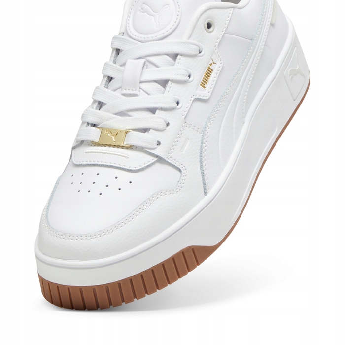 Жіночі шкіряні кеди Puma Carina Street Lux 397487 01, білі, розмір 36