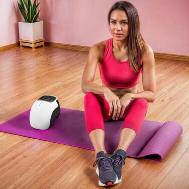 Електричний масажер для ніг GLOBAL RELAX VITALZEN SLIM з шиацу, розминанням і прогрівом, для поліпшення кровообігу та зняття болю, інтуїтивне керування
