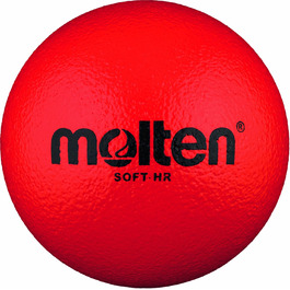 М'яч для софтболу та гандболу Molten Soft-HR, червоний, Ø160 мм