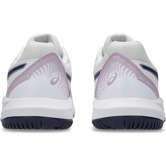 Жіночі тенісні кросівки ASICS Dedicate 8 Біло-срібні (41.5 EU)