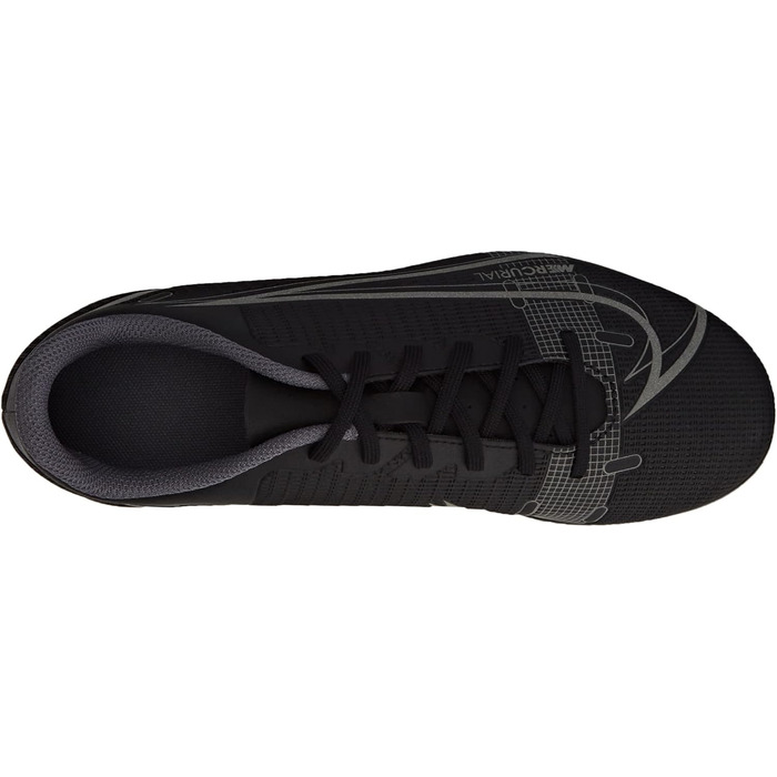 Дитячі футбольні бутси Nike Jr. Vapor 14 Club FG/MG, 37.5 EU, чорний/сірий/чорний