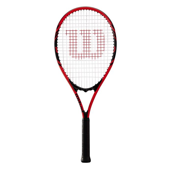 Тенісна ракетка Wilson All Court для чоловіків та жінок, серія Federer, універсальна для аматорів, червоний/білий/чорний, розмір 3