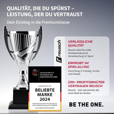 М'яч для тренувань Reusch Attrakt Silver - футбольний, з підвищеною зносостійкістю, для тренувань, школи та відпочинку