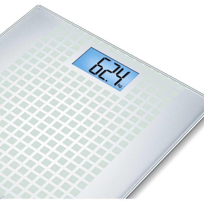 Ваги скляні Beurer GS 206 Squares, сірі, електронні