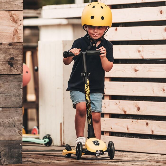 Дитячий самокат Scoot&Ride Highwaykick 3 LED, рожевий
