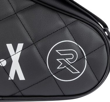 Елітна сумка для падельної ракетки Raquex, синя або чорна, з якісної стьобаної екошкіри, для чоловіків і жінок, з м’яким захистом – розкішний подарунок для гравців у падель