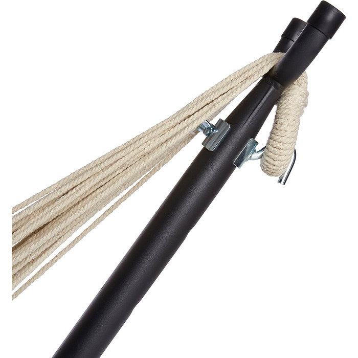 Гамак Amazon Basics з підставкою, тканинний, 117x300x100 см, багатоколірний