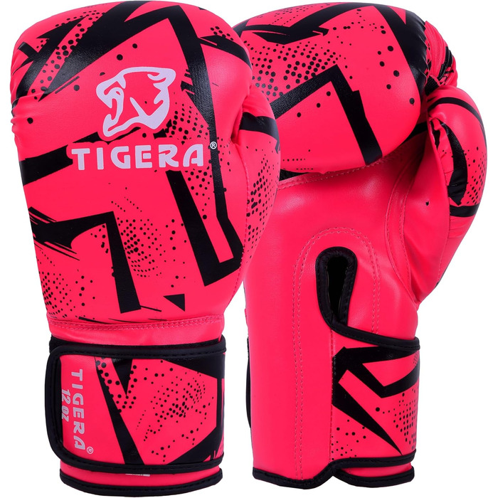 Боксерські рукавички Tigera 10oz, 12oz, 14oz, 16oz для тренувань та спарингів MMA, Муай Тай, кікбоксингу, чоловічі та жіночі, сірі