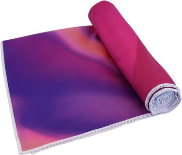 Рушник для йоги Hot Yoga від Yoga Design Lab | Мікрофібра, швидковисихаючий, екологічний, для гарячої йоги, спорту, подорожей (Celestial) (Rose)