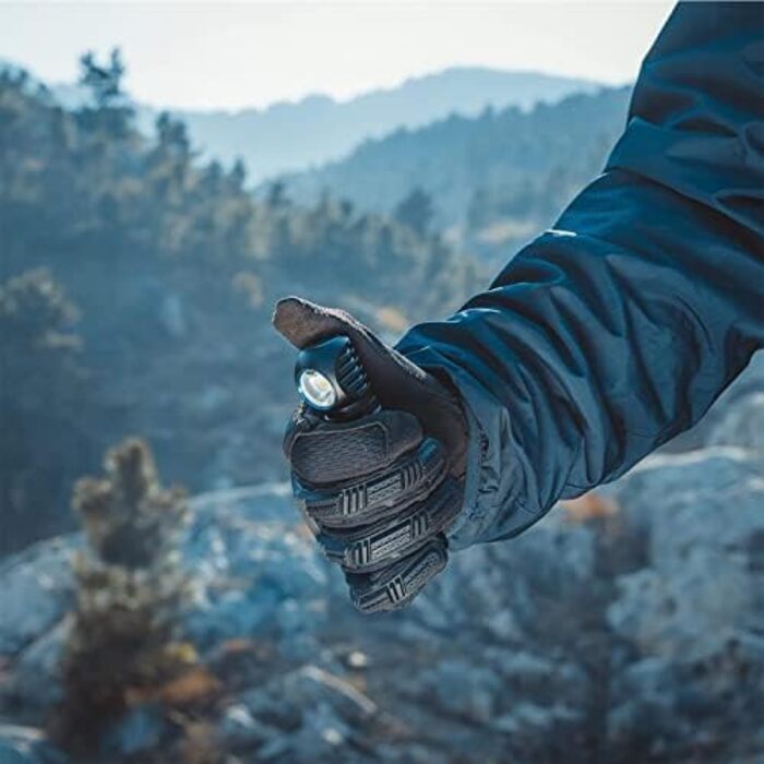 OLIGHT Perun 2: налобний ліхтар 2500 люмен, 166 метрів дальність, USB, 5 режимів, таймер, для бігу, риболовлі, кемпінгу, чорний