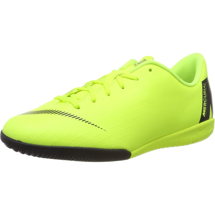 Дитячі футзальні кросівки Nike Vapor 12 Academy GS IC (34 EU, чорний/жовтий)