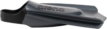 Плавальні ласти arena Powerfin Pro II для дорослих, силіконові, короткі, для басейну, розмір 38-39, чорні