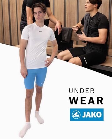 Чоловічі компресійні тайтси JAKO Tight Basic 2.0 8516, блакитні (розмір 164)