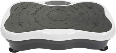 Вібраційна платформа Kedia Fitness для дому та офісу, Bluetooth, USB, Body Shaper (чорний+білий)