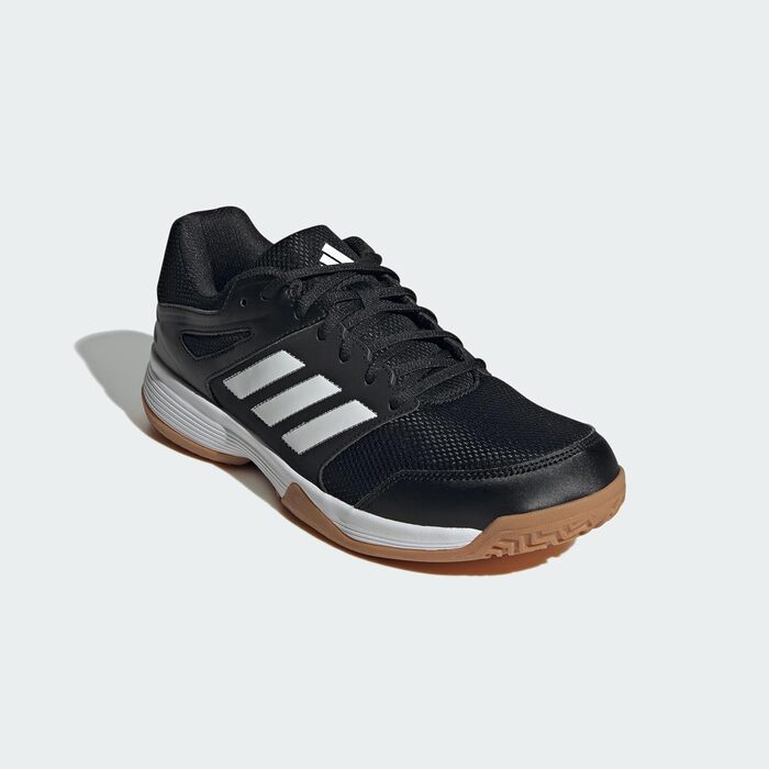 Кросівки Adidas Speedcourt для залу, чоловічі, 43 1/3 EU, чорний/білий/гірчичний