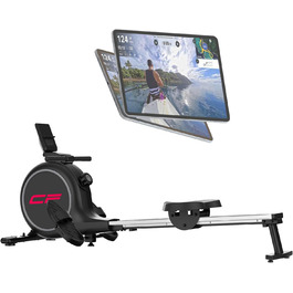CF Rower 322 Магнітний гребний тренажер, регульовані рівні навантаження, універсальний, 1620x470x710 мм