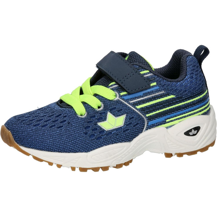 Дитячі спортивні черевики Lico Jungen Mic Vs для залу, 27 EU, морська блакить з лимоном