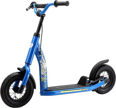 Дитячий самокат STAR SCOOTER з надувними колесами 10 дюймів, для міста, від 5 років, регульована висота, нове покоління