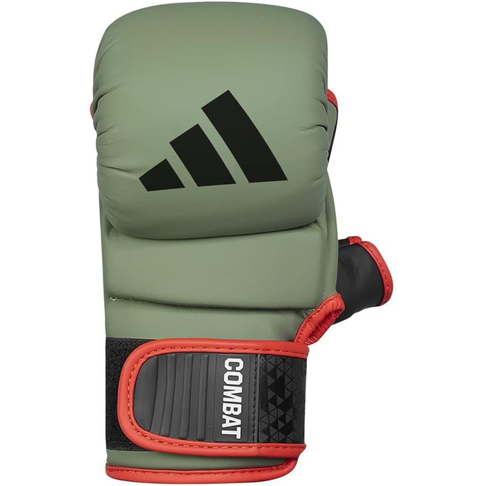 Рукавички для спарингу та греплінгу adidas Combat 50, армійсько-зелені