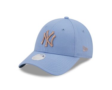 Жіноча кепка New Era New York Yankees MLB League Essential 9Forty, регульована, чорно-фіолетова