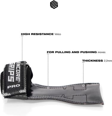 Лямки для силових тренувань та бодібілдингу Grip Pads з технологією обмотки та підтримкою долоні, сірий камуфляж (розмір S)