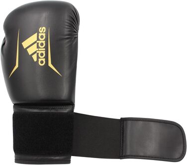 Боксерські рукавички Adidas Speed 50, чорно-золоті, 14 oz, для дорослих