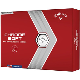 Гольф-м'ячі Callaway Chrome Soft (серія 2022), білі