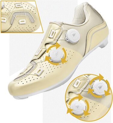 Велотуфлі чоловічі та жіночі SPD/SPD-SL/Look Delta для шосе та MTB. Дихаючі велотуфлі, кросівки, білі, 46 EU